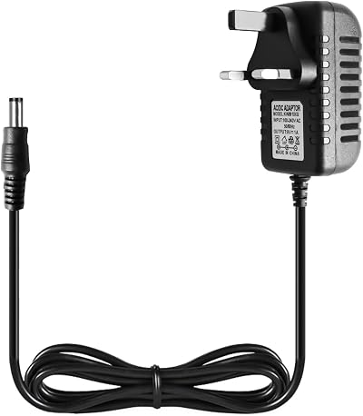 BakeWhiz 9V Guitar Pedal Power Supply 5.5x2.1mm 500mA for Boss ME-80 ME-25