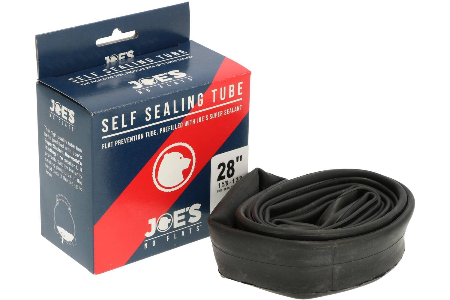 JOES NO FLATS, MTB SELF SEALING TUBE (28 X 1-5/8-1-3/8 SV)