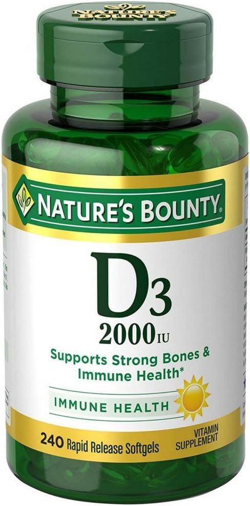 Nature's bounty Super strength d3-2000iu - 240 ct (074312199394)