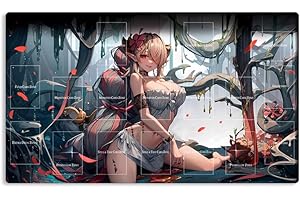 New Mlikemat Playmat Traptrix Pinguicula TCG CCG OCG Trading Card Game Mat with Zones + Free Bag (ZD039-158-A)