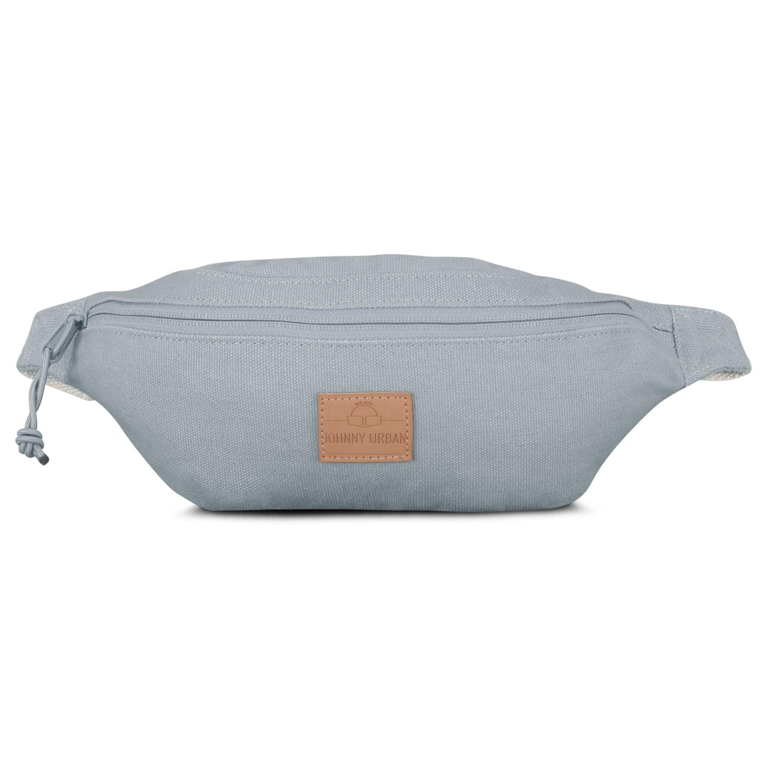JOHNNY URBAN Fanny Pack Bum Bag Women & Men Grey - Toni - Hip Bag Made of Cotton Canvas for Festivals, Sports & Travel - Water-Repellent