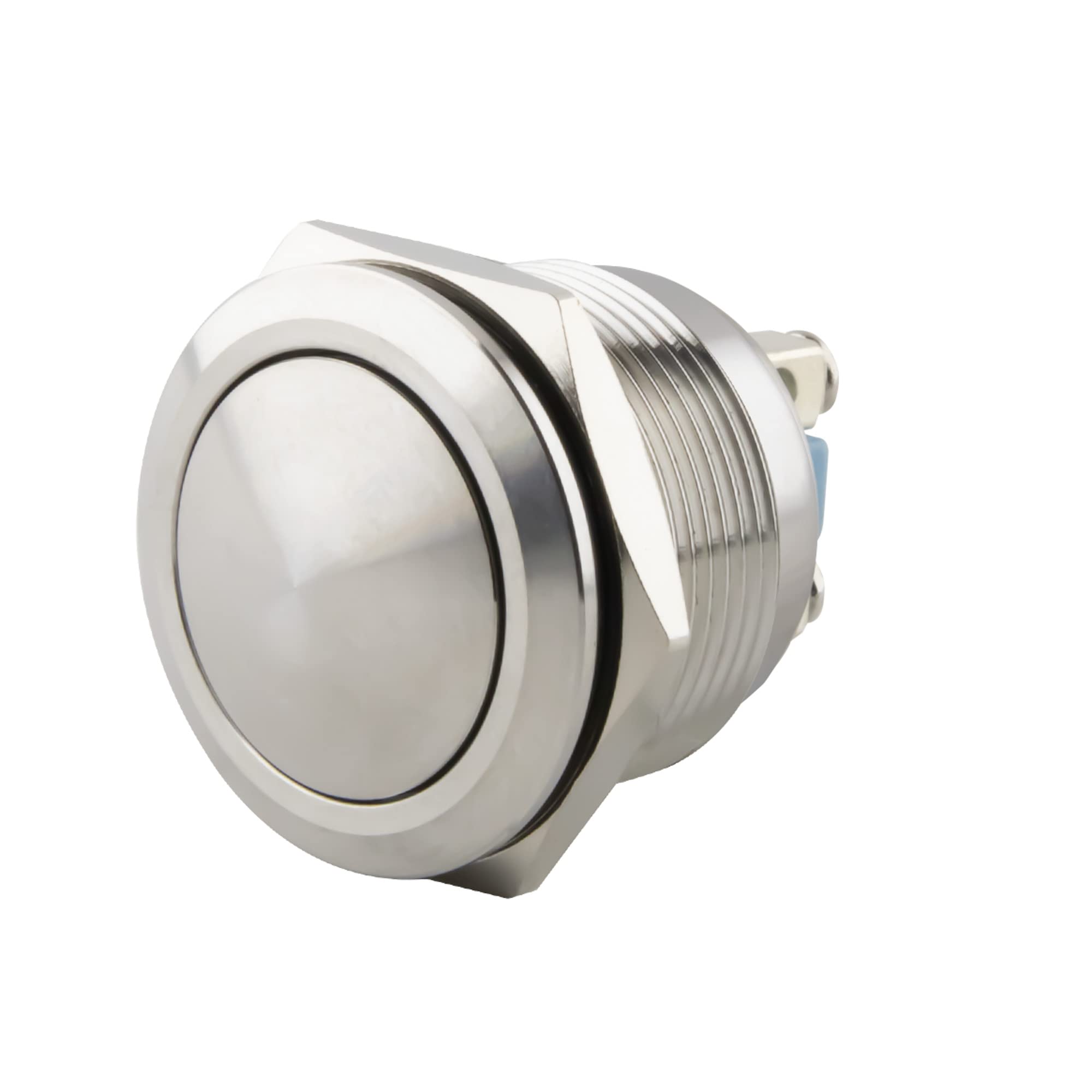SeKi 19169 Stainless Steel Push Button Diameter 22 mm Touch Button Curved Head Shape Screw Connection Bell Push Button
