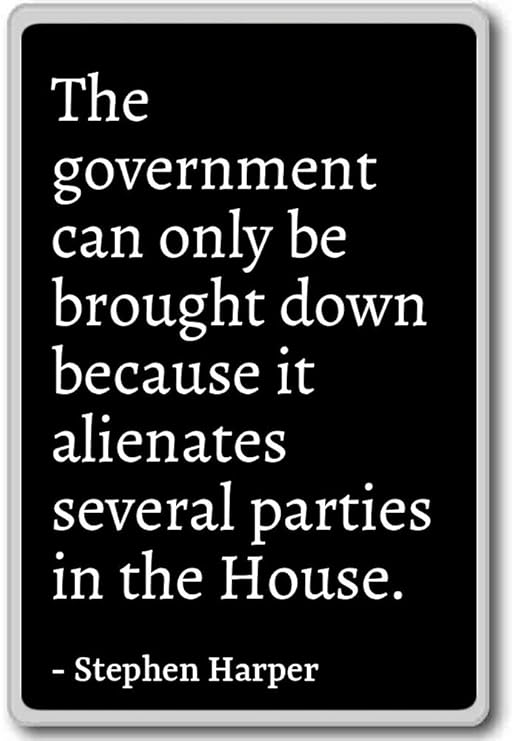 El gobierno solo puede ser traído abajo Beca. Imán para nevera con ...