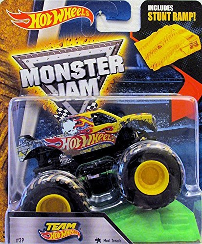 Team Hot Wheels Firestorm Monster Jam Stunt Ramp 39 Mud Treads Stunt Ramp