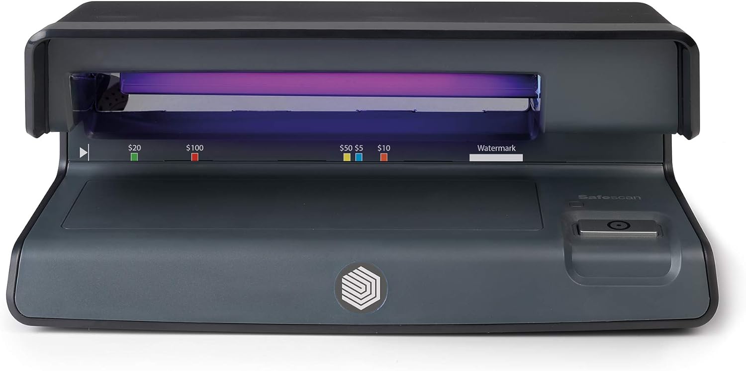 Safescan 50 - UV Counterfeit bill detector for bills, credit cards and ID's : Office Products