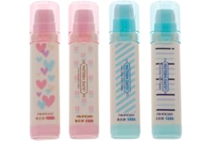 Cute Heart Flower Rubber Erasers Lovely Stripe Pencil Eraser for Gift 10cm Color Randomly Handy and Professional