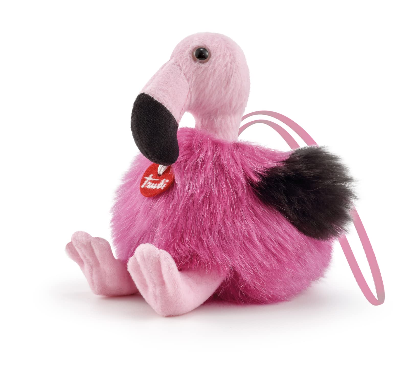 Trudi TUD04000 Flamingo Charm Mini Hanging Plush Fuchsia, 29094 — image 1