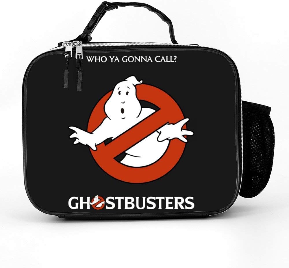 YGYP Detachable Leather Halloween Christmas Lunch Bags - Gho_stbusters - Diy Lunch Bag for Women Men Work Picnic or Travel