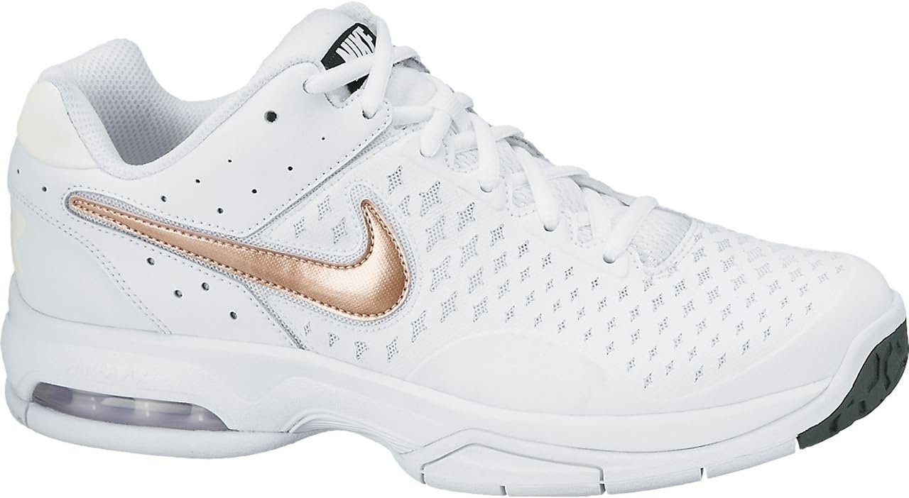 bronze tennis shoes