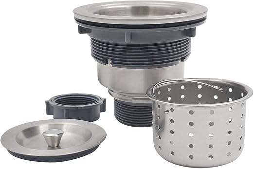 Gzila 3 1 2 Inch Kitchen Sink Strainer With Deep Waste Basket