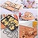3D Winter Christmas Cookie Cutter, 18 Stainless Steel Holidays Cookies Molds for Making Muffins, Biscuits, Sandwiches