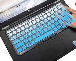 CaseBuy Dell Latitude Keyboard Cover 14 inch for Dell Latitude 5480 5490 5491 7490 14" Laptop, Dell Latitude 3340 E3340 E5490 E5491 E5450 E5470 E7450 E7470 7480 E7480 with Pointing, Ombre Blue