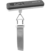 pack all Digital Luggage Scale for Travel, 110Lbs Capacity, 0.1Lb Precision | Handheld, Backlit LCD Display, Lb/Kg/Oz Conversion, Tare Function, Battery Included