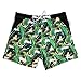 Taddlee Men Swimwear Swimsuits Surf Board Boxer Shorts Long Swim Trunks, Green, Medium