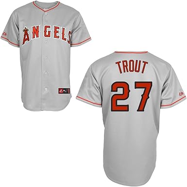 mike trout red jersey
