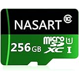 NASART 256GB Micro SD Card Memory Card High Speed Class 10 TF Card with Adapter