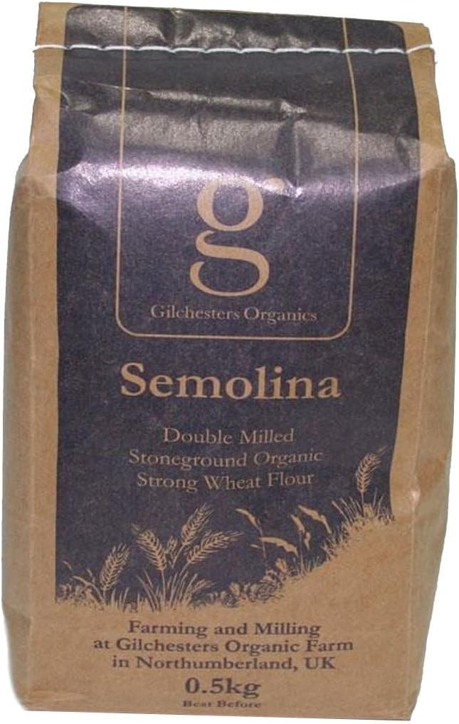 Gilchesters Organics | Semolina Fine Wheat Flour | 1 x 500g