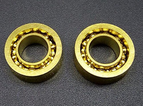 YOSTAR Yo yo Bearing Remover Set, Pack of 2 MAGICYOYO 10 Balls Golden Plating Yoyo Bearing, 2pcs Screw 10mm M4, 1pcs Professional Yoyo String, 1pcs Bearing Remover - Thumbnail 2