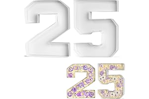 CARDOBIR 10" Cardboard Number, Paper Mache Numbers, Number Charcuterie Board Box, Cardboard Numbers For Charcuterie(25)