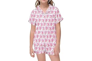 GENERIC Cute Shorts Set Girls, Monkey Animal Print Shirt Tops, Cute Shorts Lounge Y2K Outfit Summer Clothes