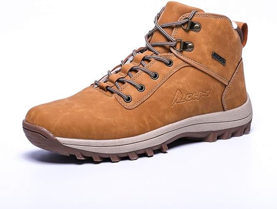 Hombres Nieve Botas Impermeable Antideslizante con Completamente Forro