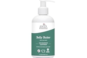 Earth Mama Belly Butter for Pregnancy & Skin Moisturizer For Sensitive Skin, 240ml
