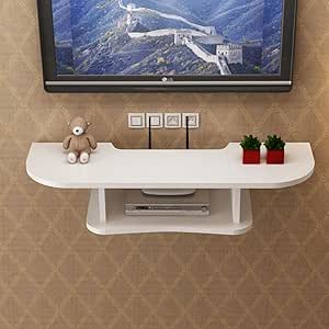 Consola De TV De Estante Flotante De Montaje En Pared Moderna De 2