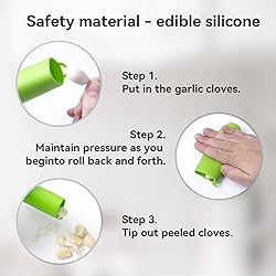 Garlic Peeler,3-Pack, Easy To Clean, Convenient