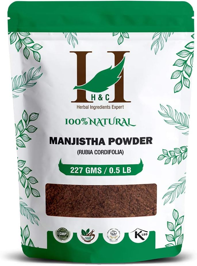 H&C Pure Natural Manjistha Powder (227G (1/2 Lb) 8 Ounces), 227 g (Pack of 1) - Image 5