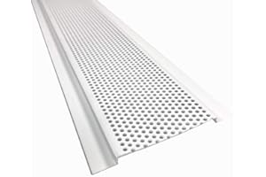 DABRIA Continuous Soffit - 4300, 4" Vented Area, 8' Length, 10 Pieces per Box, PVC