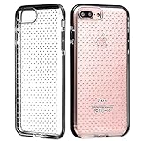 SHANSHUI Apple iPhone 7 Plus Crystal Clear Ultra Thin Extra Lighten Hybrid Protective [Shock-Absorption] [Anti-Scratch] Bumper Soft TPU Cover Case for iPhone 7 PLUS, 5.5 Inch - Black