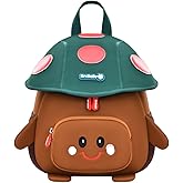Armbq Toddler Backpacks for Girls Boys, Kids Anti-Lost Daycare Bag for School, Cute Kindergarten Preschool Bookbag, Brown