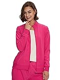 floralhue Scrub Jackets for Women, Zip Front