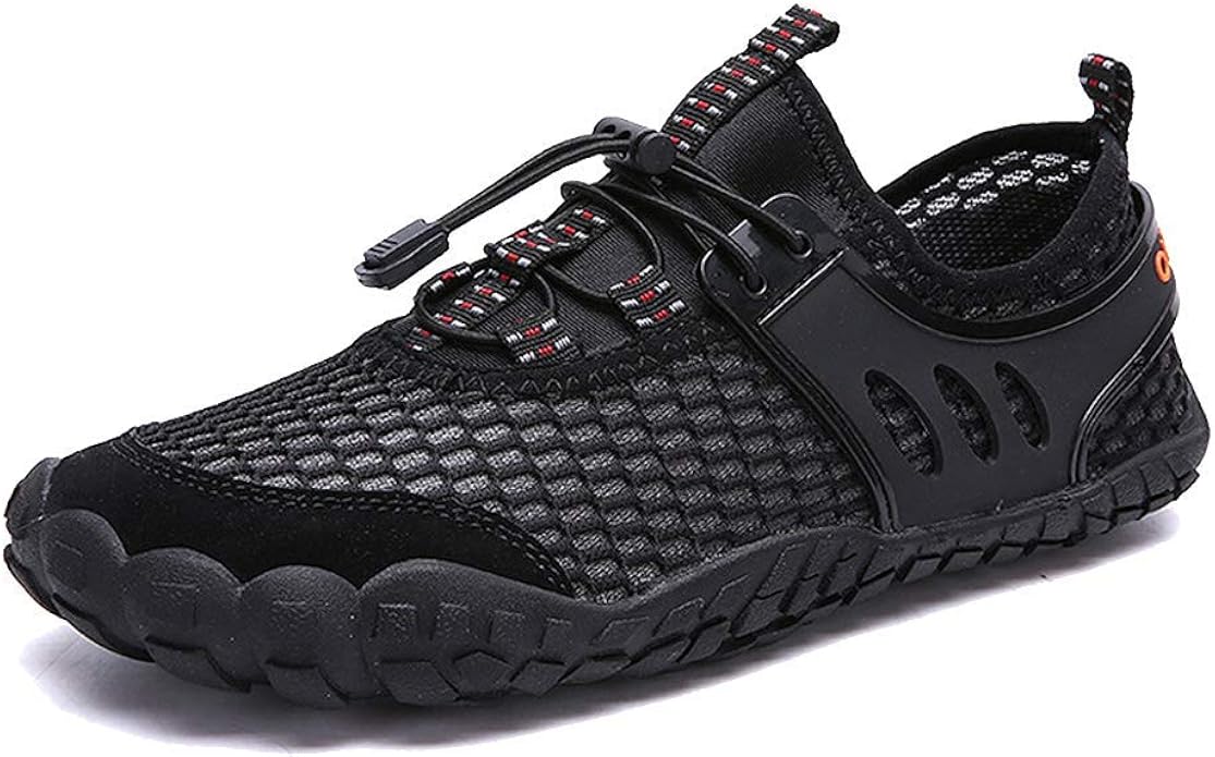 eamqrkt Men Water Shoes Sports Aqua Barefoot Quick Dry Breathable NonSlip for Mountaineering