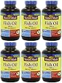 Nature Made Fish Oil 1000mg, 300mg Omega-3, KlxGv Liquid Softgels - 250 Count (6 Pack)