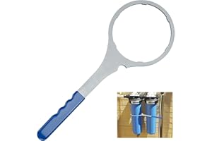 ERETOW SW-4-SS-8 Whole House Water Filter Wrench 6 Inch, Metal Water Filter Wrench Replacement for SW-4, Compatible with Pentek Big Blue 20" Filter Housing & American Plumber W2010-PR