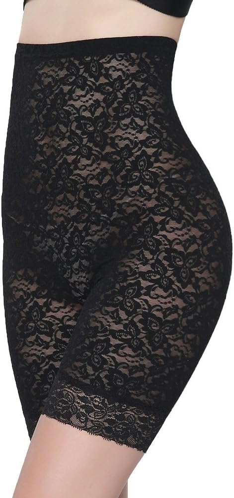 FeelinGirl Women's Smooth Shapewear High-Waist Thigh Slimmer Shorts