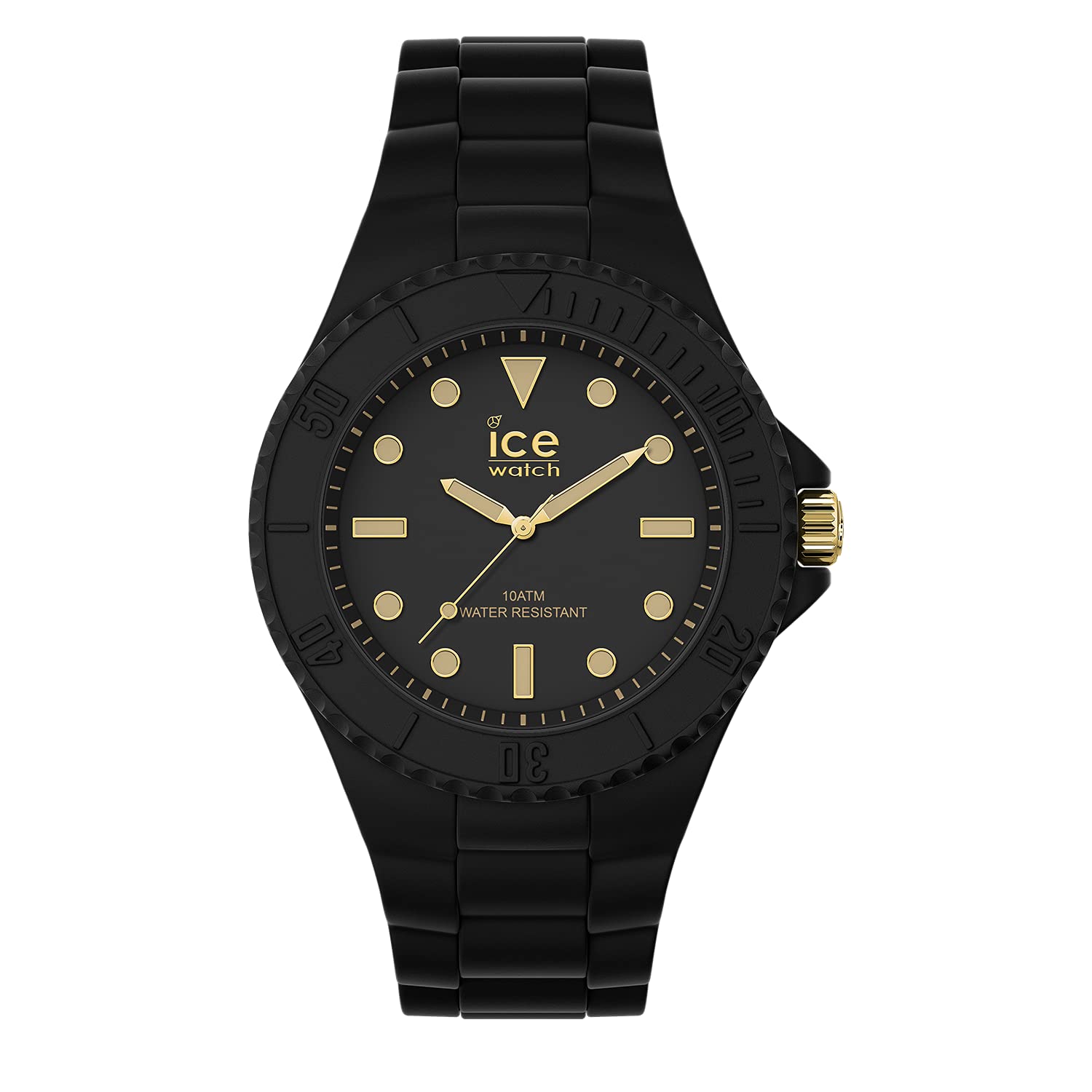 ICE-WATCH - ICE generation Black gold - Women's wristwatch with silicon strap - 019156 (Medium)