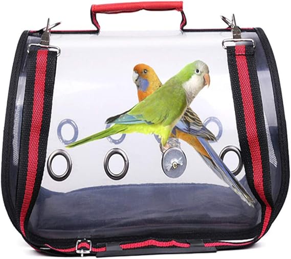 Lucky Youth Bird Carriers Pet Parrot Carrier Bird Travel Bag Space