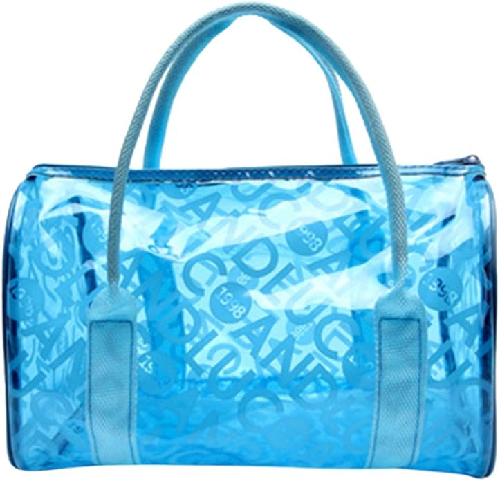 BoodTag Women's Clear Beach Bag Transparent Swimming Tote Shoulder Bag