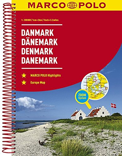 Denmark Marco Polo Road Atlas