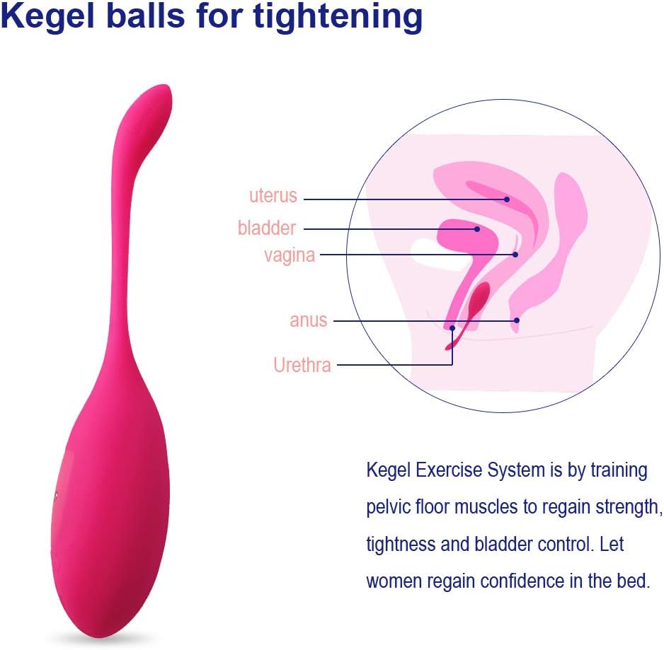 SheLins Kegel Balls for Tightening and Pleasure Ben Wa Ball to Exercise Pelvic Floor Muscle Strengthening Device Bladder Control for Women Doctor Recommended: Health & Personal Care