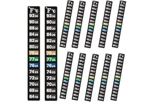 Digital Temperature Sticker,Aquarium Thermometer Strips,Fish Tank Thermometer Sticker,Adhesive Thermometer Strip,Thermometer 