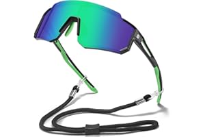 DUCO Polarized Kids Sunglasses Youth Baseball Sports Sun Glasses UV400 Shades with Strap for Teens Boys Girls DK310