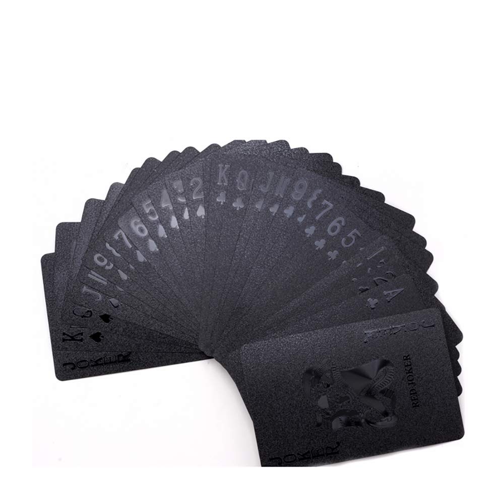 Enjoyer Golden Playing Cards Deck - Gold, Silver Foil - Poker Set - Magic Card - 24K Gold Plastic Foil - Waterproof - Ages 3+