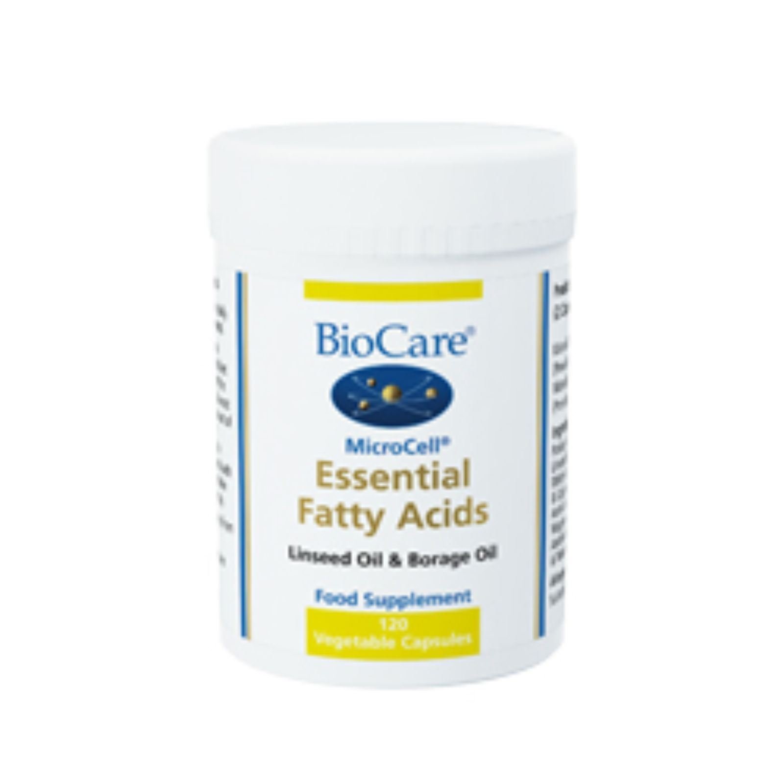 Biocare Essential Fatty Acids Vegetable - Pack of 120 Capsules