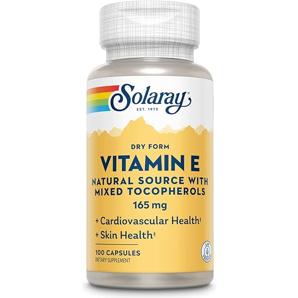 vitamin Amazon.com: SOLARAY Vitamin E d-Alpha Tocopherol 268mg (400