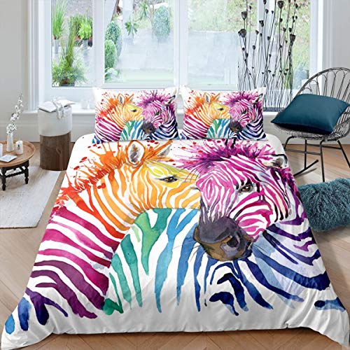 girls zebra bedding