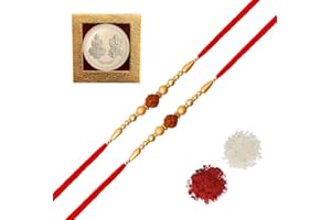 AMBA HANDICRAFT Amba Designer Rakhi for Brother with Gift Set - Send Rakhi to USA