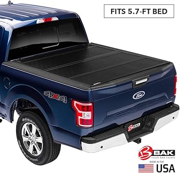 Amazon Com Bak Bakflip Fibermax Hard Folding Truck Bed Tonneau Cover 1126227 Fits 2019 2021 Dodge Ram 1500 5 7 Bed 67 4 Automotive